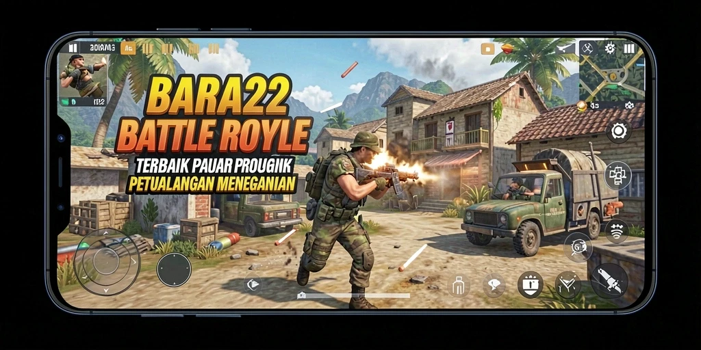 Tampilan gameplay seru dan menegangkan di BARA22.