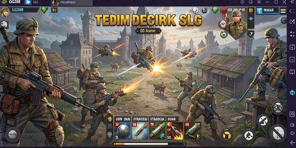 Tampilan gameplay GG288 yang menegangkan dan strategis.