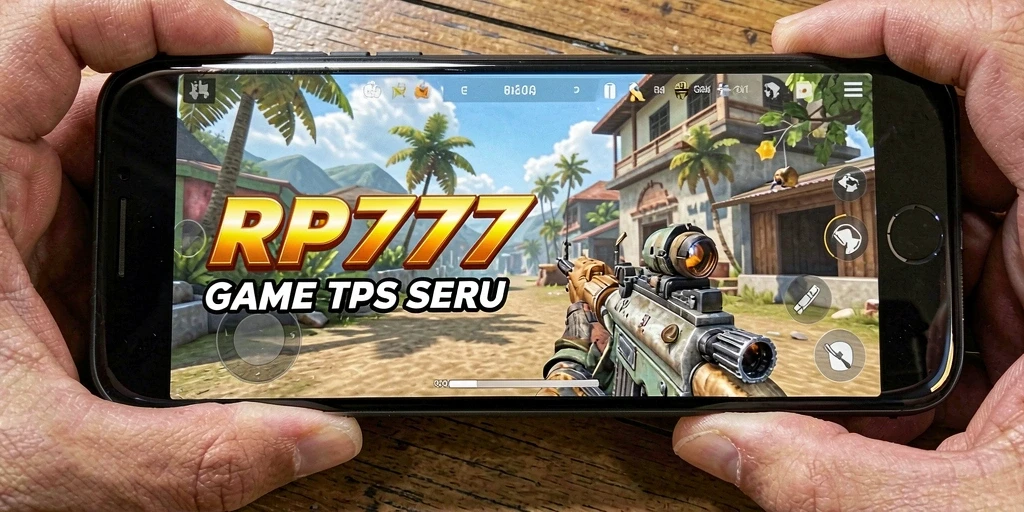 Tampilan gameplay seru dari RP777 dengan aksi TPS yang memukau.