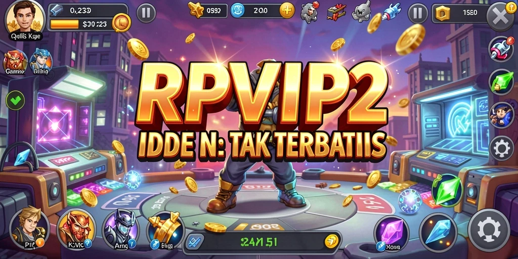 Tampilan gameplay RPVIP2 yang memikat dan santai.