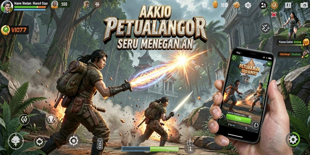 Tampilan menarik gameplay VIO77 dengan aksi mendebarkan.