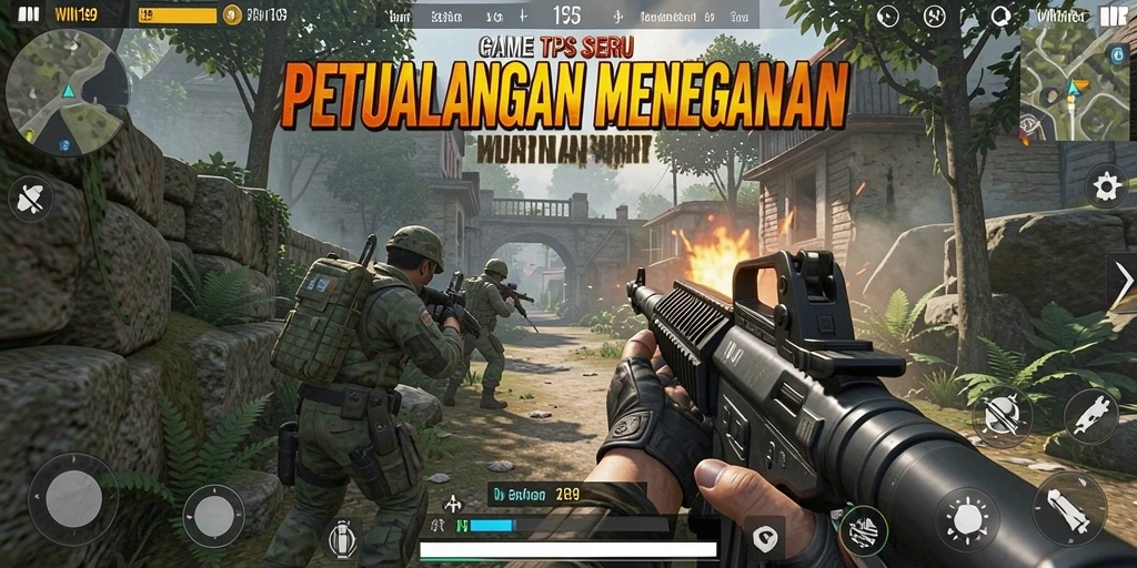 Gameplay mendebarkan dalam aksi TPS yang seru.